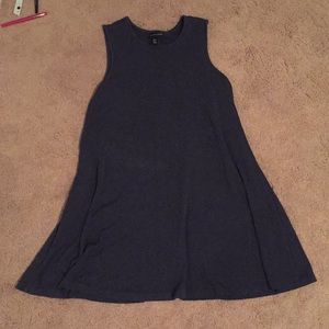 Blue t-shirt dress